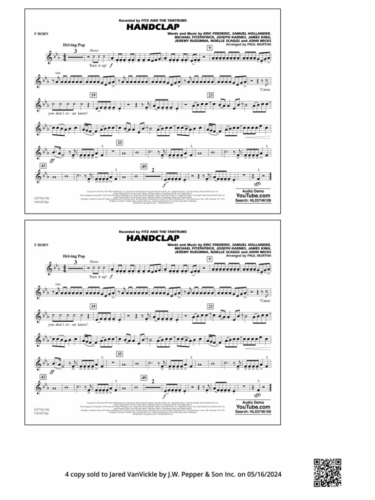 HandClap Horn | PDF