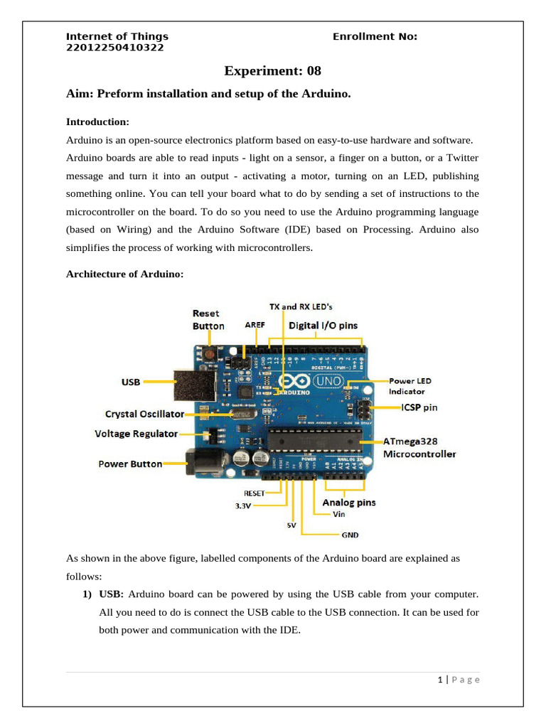 IOT_LabManual Solution | PDF | Arduino | Hdmi