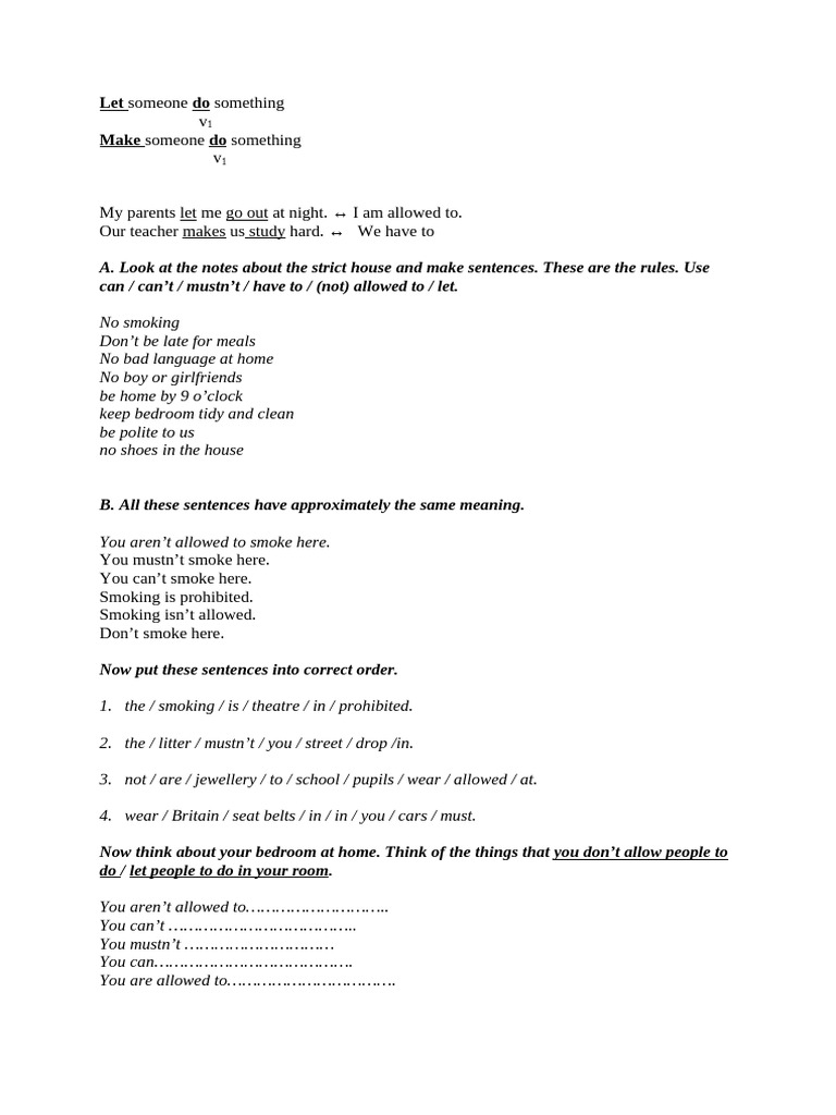 Rules on Permission and Authority | PDF