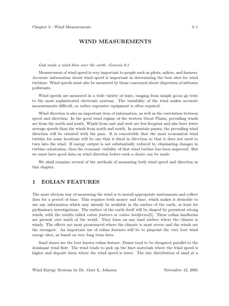 Wind Speed Measurement Techniques | PDF | Analog To Digital Converter ...