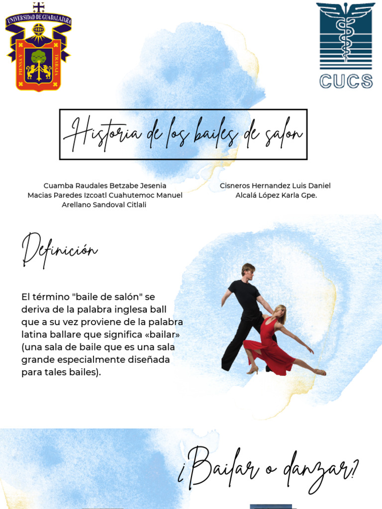 Evolución de los Bailes de Salón | PDF | Baile de salón | Pareja de baile