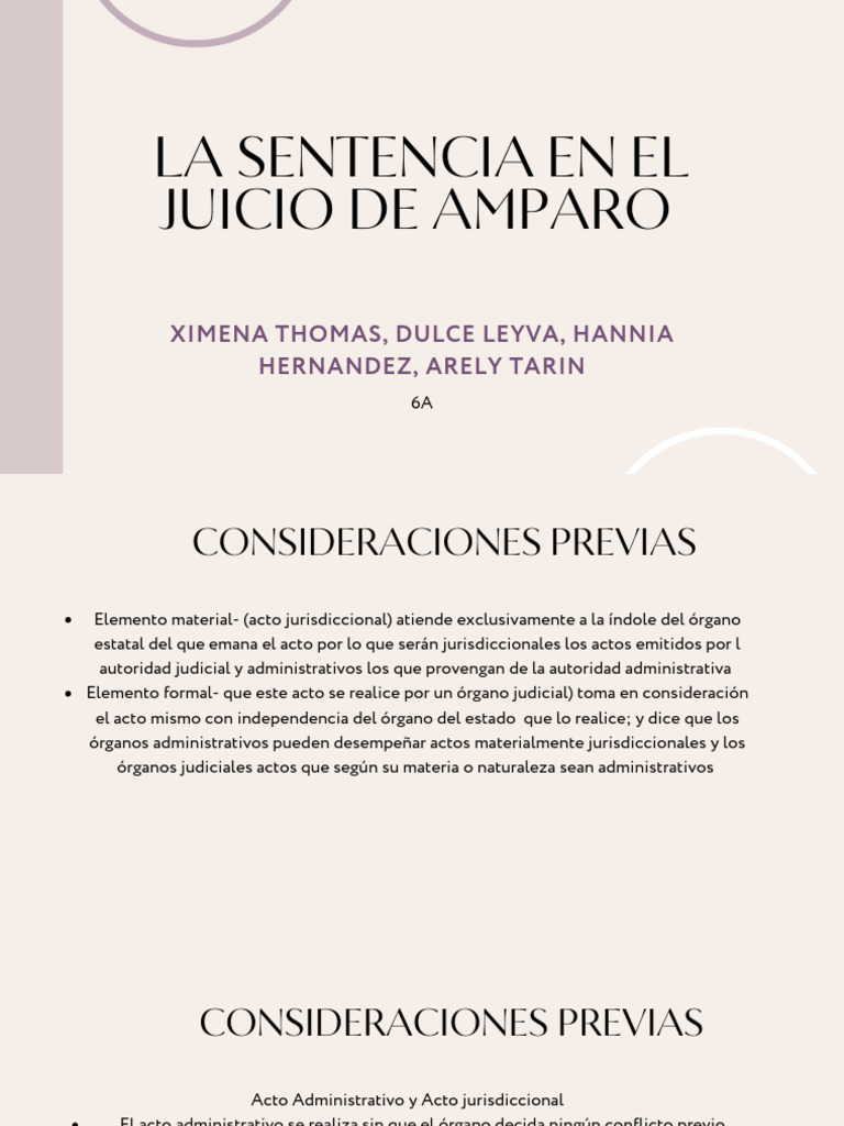 Sentencias en Juicio de Amparo | PDF | Jurisdicción | Ley procesal