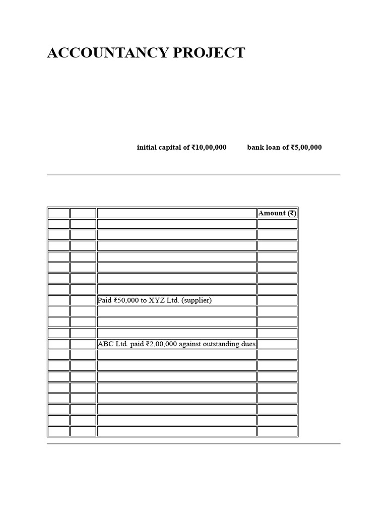 Zenith Traders Accountancy Project 2024 | PDF | Debits And Credits ...