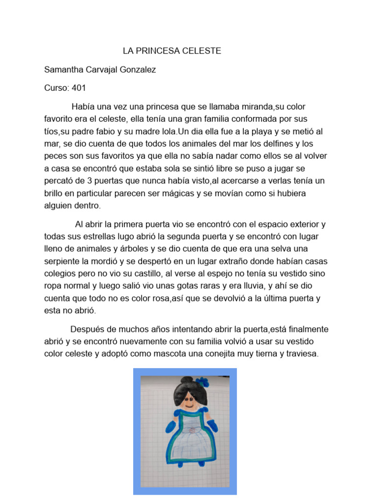 La Princesa Celeste y sus Aventura | PDF