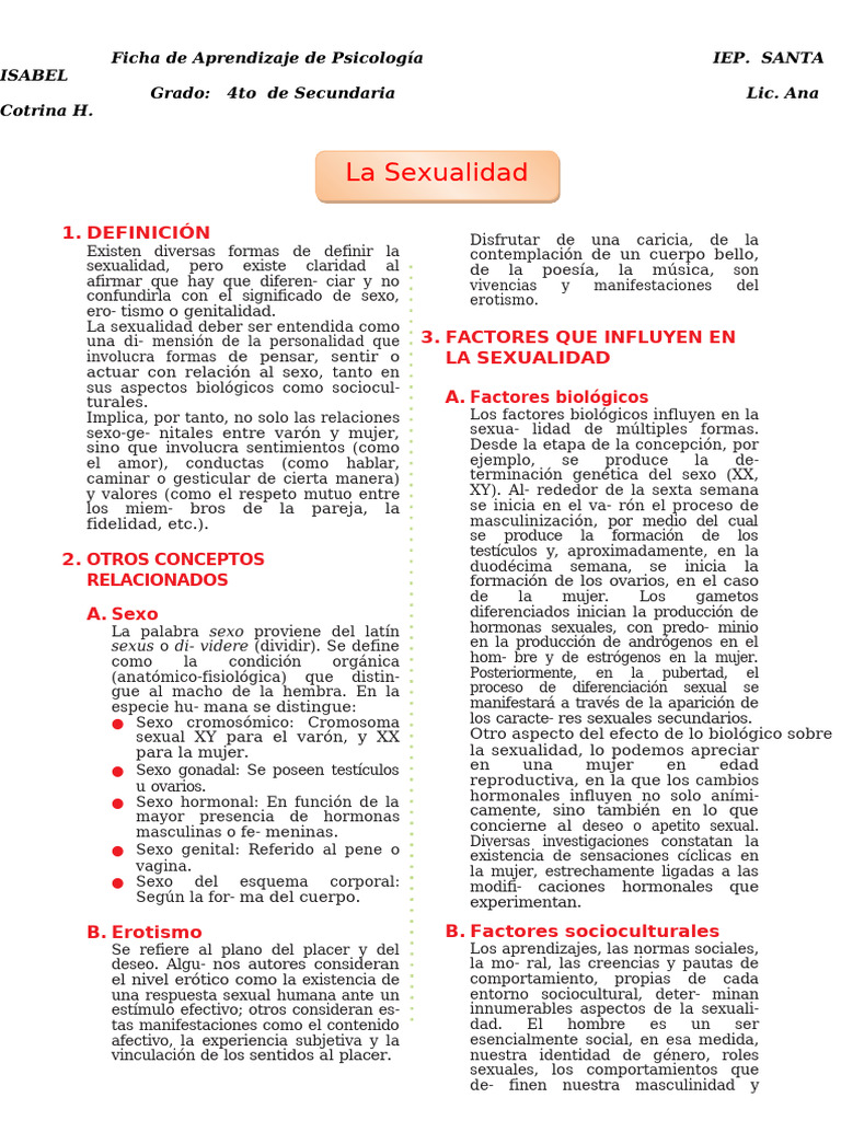 Comprendiendo la Sexualidad Humana | PDF | La sexualidad humana | Sexo