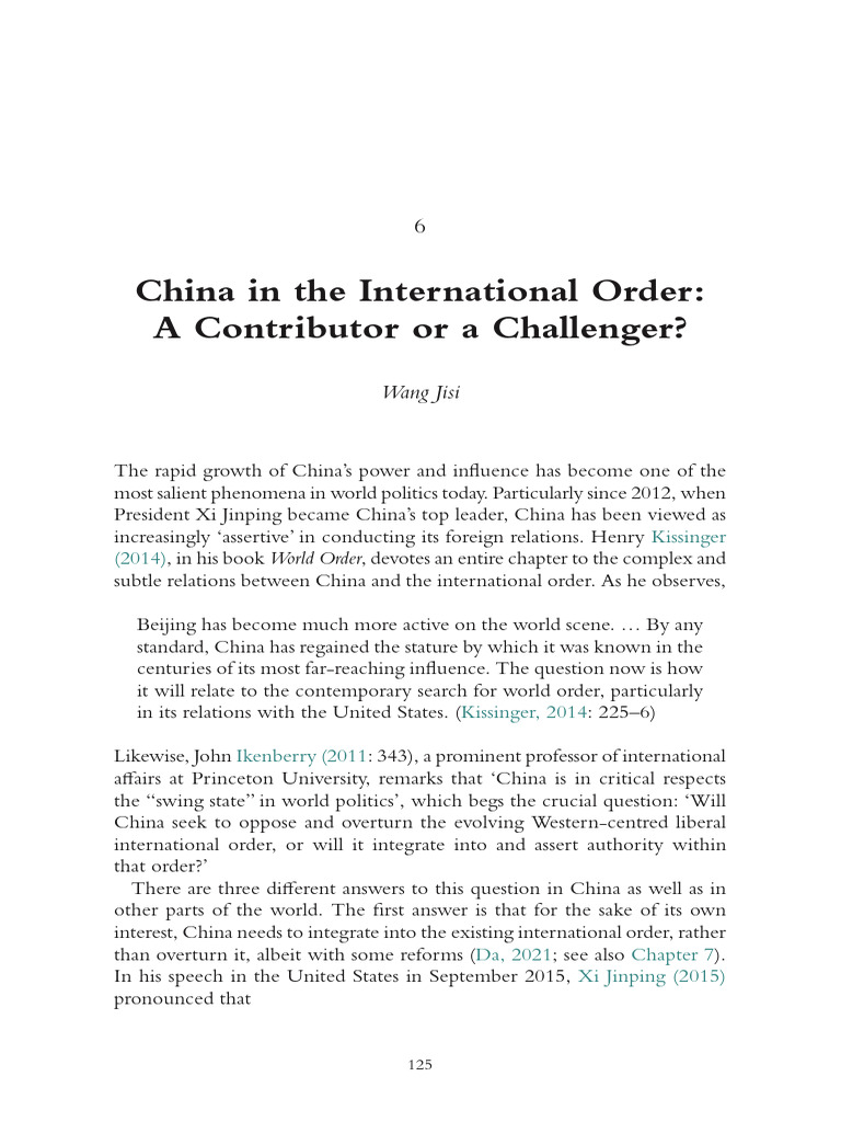 Semana 3 Asia - China - 1-17 | PDF | China | World Politics