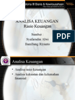 Analisa Ratio Keuangan