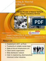 Chopde Engineering & Material Testing Services PVT LTD Maharashtra INDIA