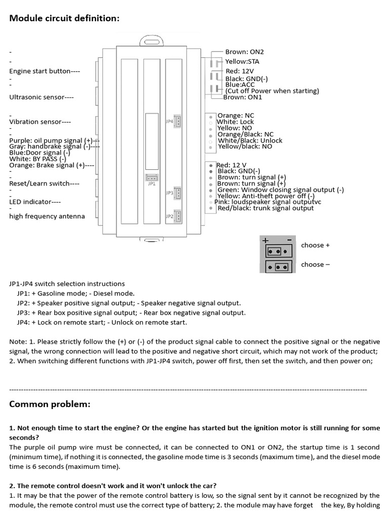 Module Circuit Definition | PDF | Remote Control | Electrical Engineering