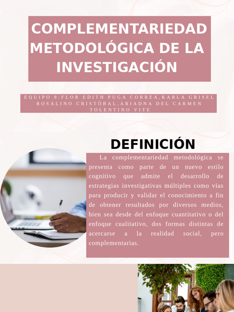 Complementariedad Metodológica en Investigación | PDF | Datos ...