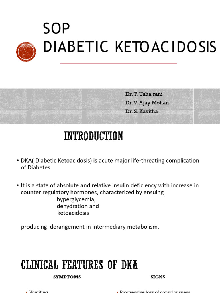 Diabetic Ketoacidosis Management Guidelines | PDF | Human Diseases And ...