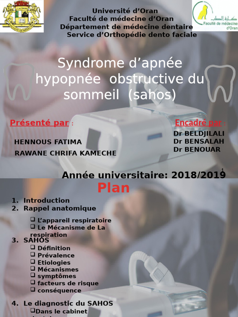 Comprendre le SAHOS : Diagnostic et Traitement | PDF | Syndrome d ...