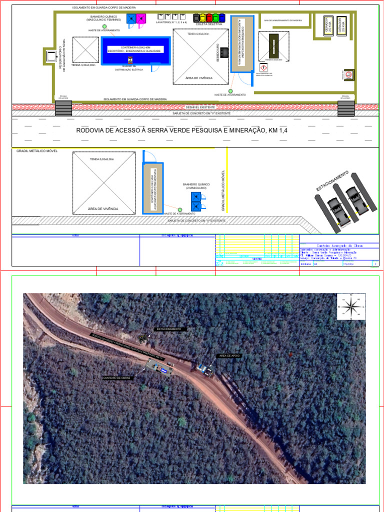 Layout canteiro de obras - r3 (1) | PDF