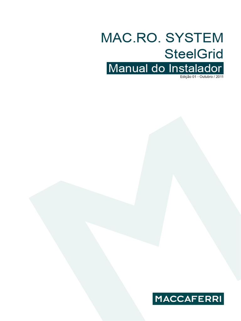 Manual de Instalação do SteelGrid | PDF