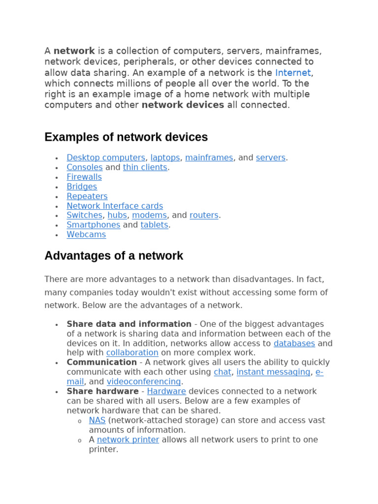 Understanding Computer Networks: Types & Benefits | PDF | Computer ...