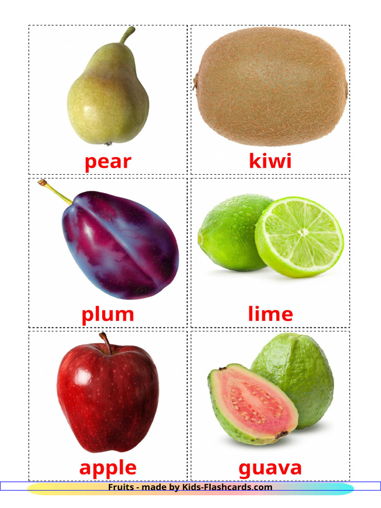 fruits-6-a4 | PDF
