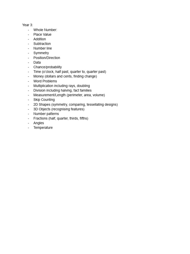 Year 3 maths yearly assessment pdf euclidean geometry