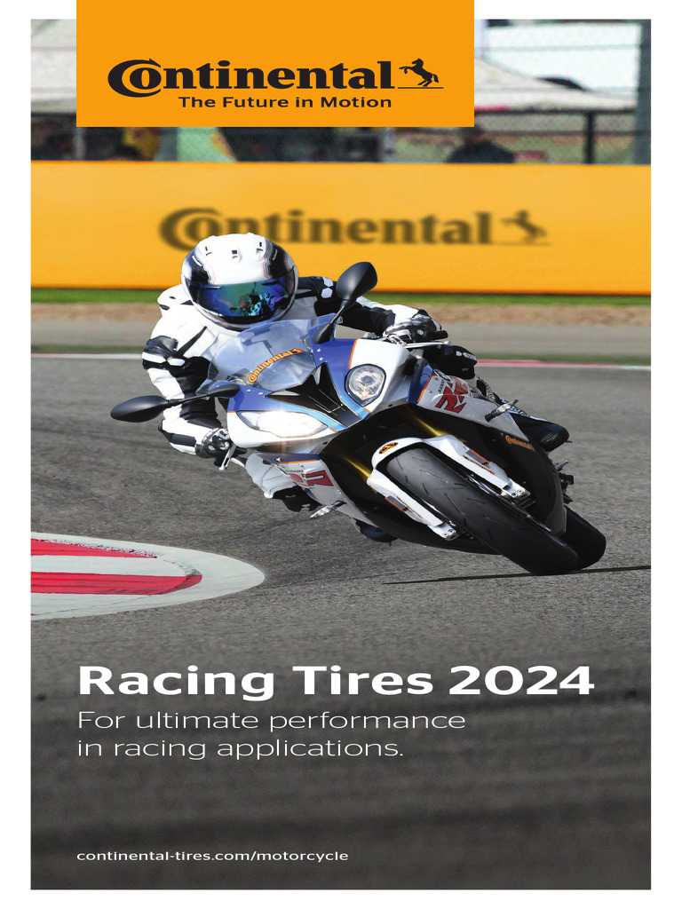 Continental Racing Motorcycle Tires 2024 | PDF | Tire | Land Vehicles
