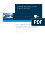 The Effects of Electronic Ticketing On Revenue Accounting: Reducing Costs Through Standardization and Better Data