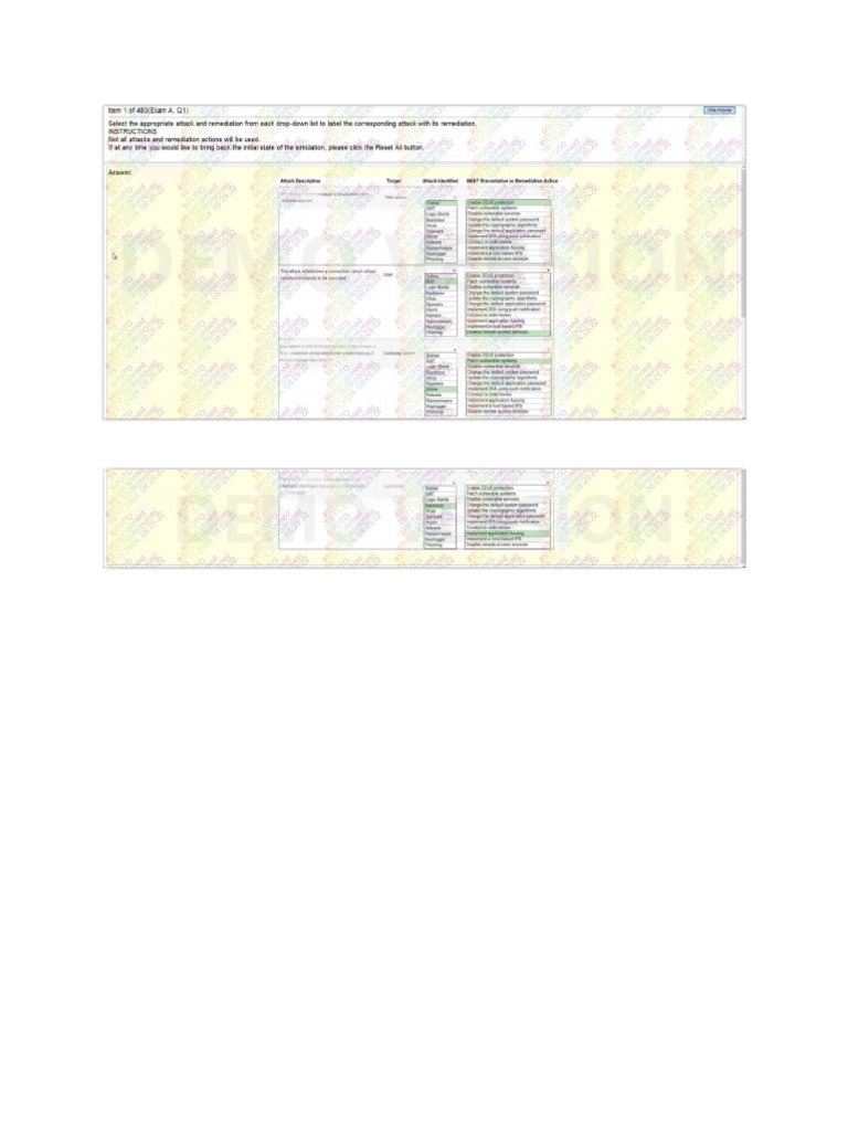 Sy0-701 Simulations Part 1 | PDF