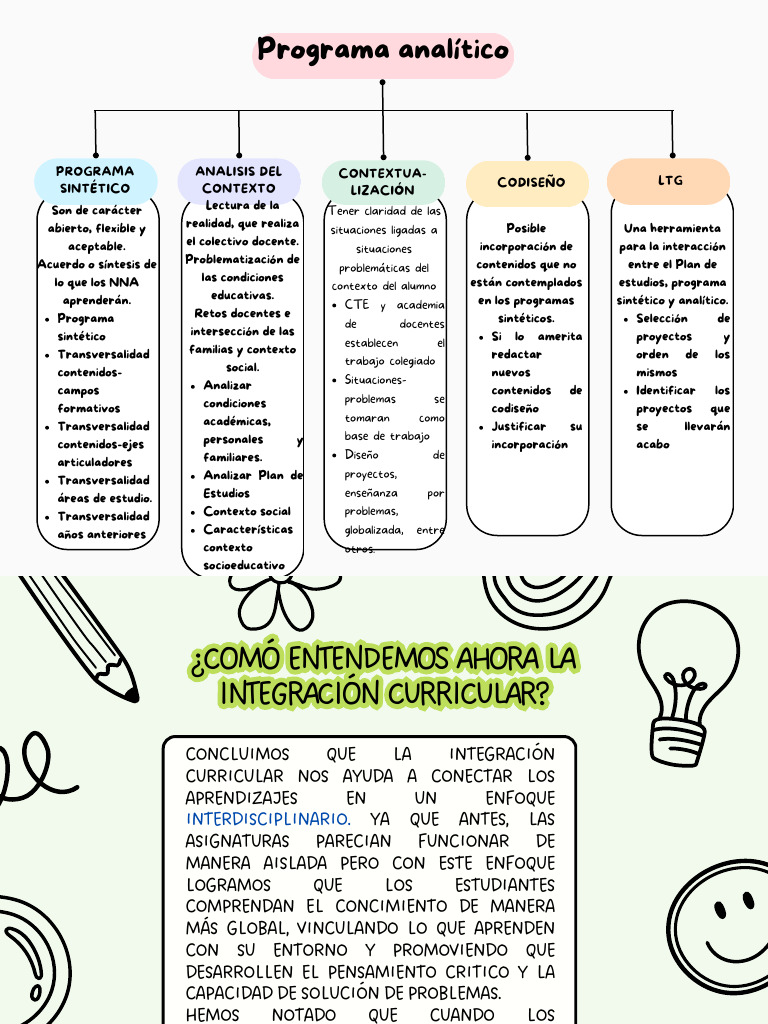 Progama Analítico | PDF | Enseñando | Aprendizaje