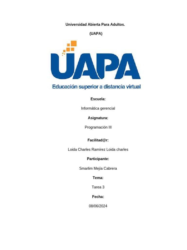 Tarea 3 | PDF | Active X Data Objects | Bases de datos