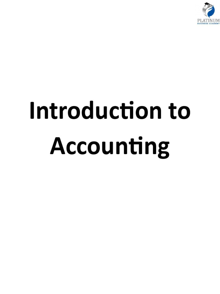 Introduction to Accounting Basics | PDF | Debits And Credits | Expense