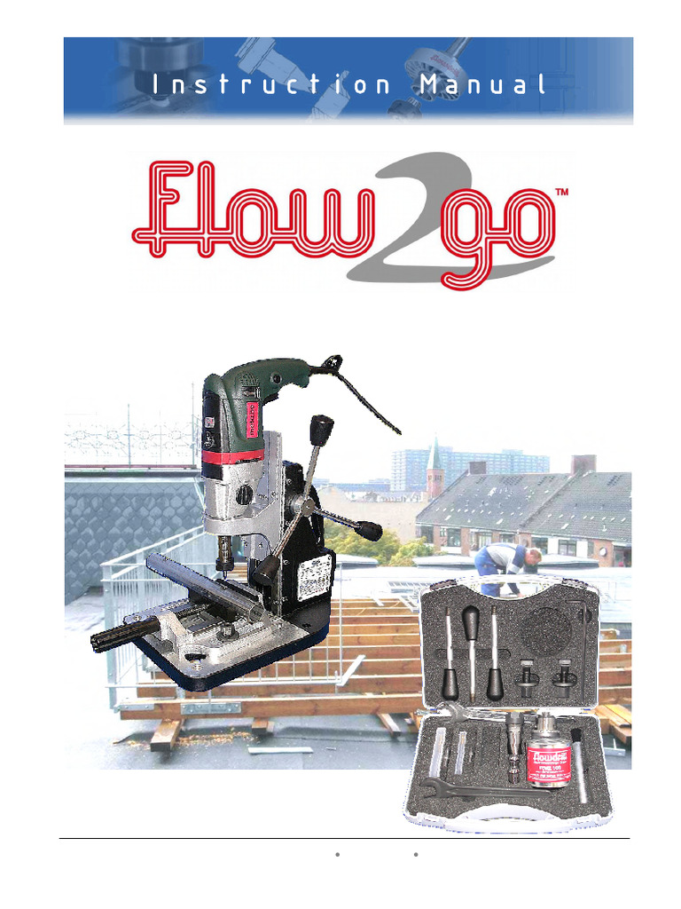 Flow2go Instruction Manual | PDF | Drill | Drilling