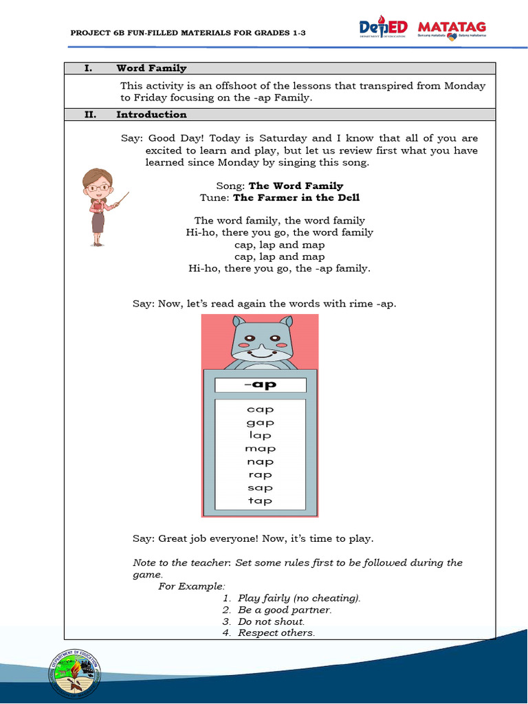 FUN-FILLED-ACTS-AP FAMILY | PDF | Behavior Modification | Learning
