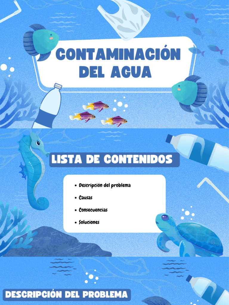 Impacto y Soluciones del Agua Contaminada | PDF | Agua | La ...