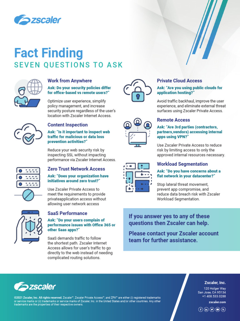 Essential Security Questions for Zscaler | PDF | Computer Security ...