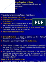 Drug Absorption, and Drug Distribution: Biotransformation of Drugs