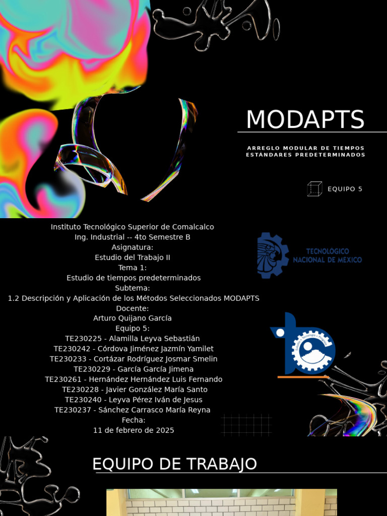 Exposicion Equipo 5 Modapts | PDF