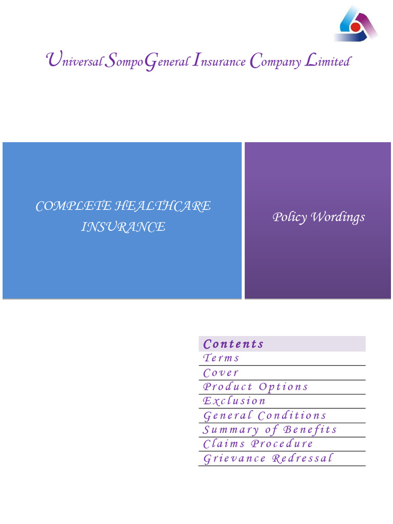Complete Healthcare Insurance - 2013-2014 | PDF | Myocardial Infarction ...
