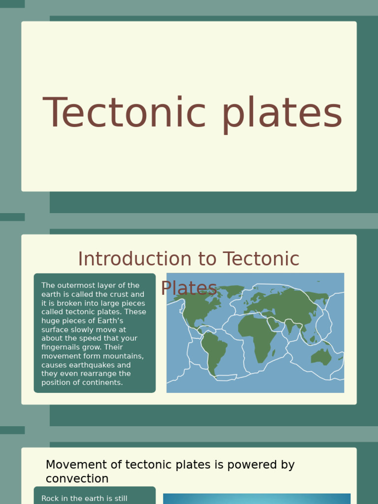 Understanding Tectonic Plate Movement | PDF