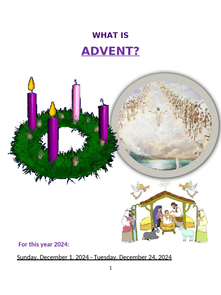 Understanding Advent: Preparation for Christmas | PDF | Advent | Wreath
