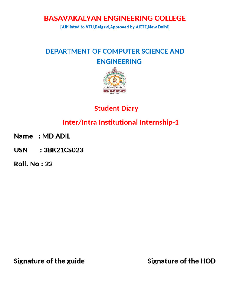 Diary | PDF