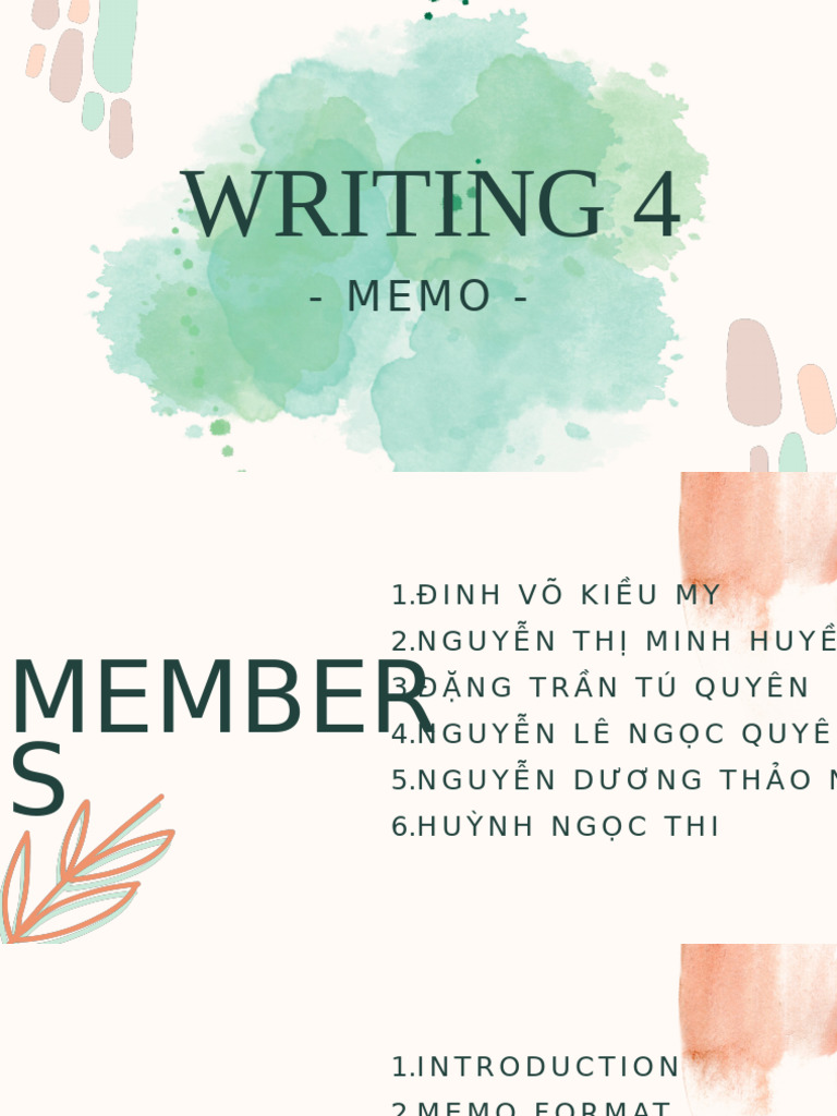Effective Memo Writing Guide | PDF | Memorandum | Written Communication