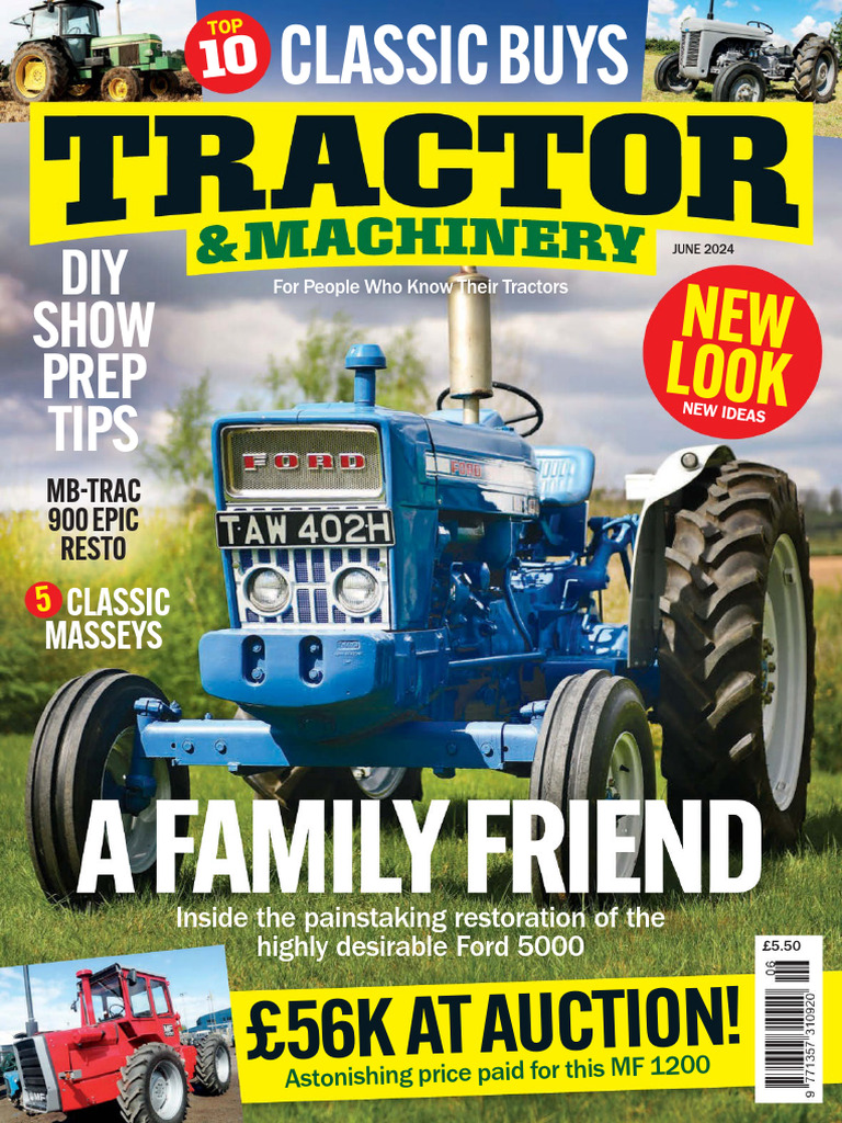 Tractor & Machinery - June 2024 | PDF | Tractor | Agricultural Machinery