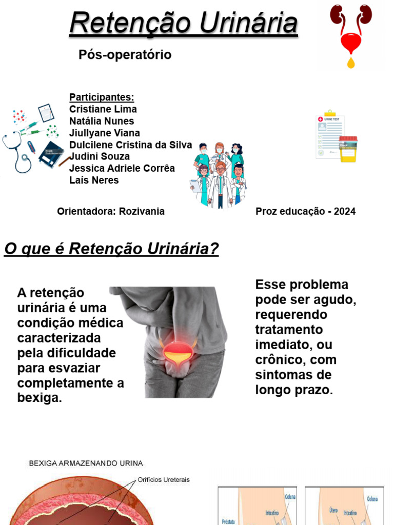 Retenção Urinária no Pós-Operatório | PDF | Micção | Medicina Clínica