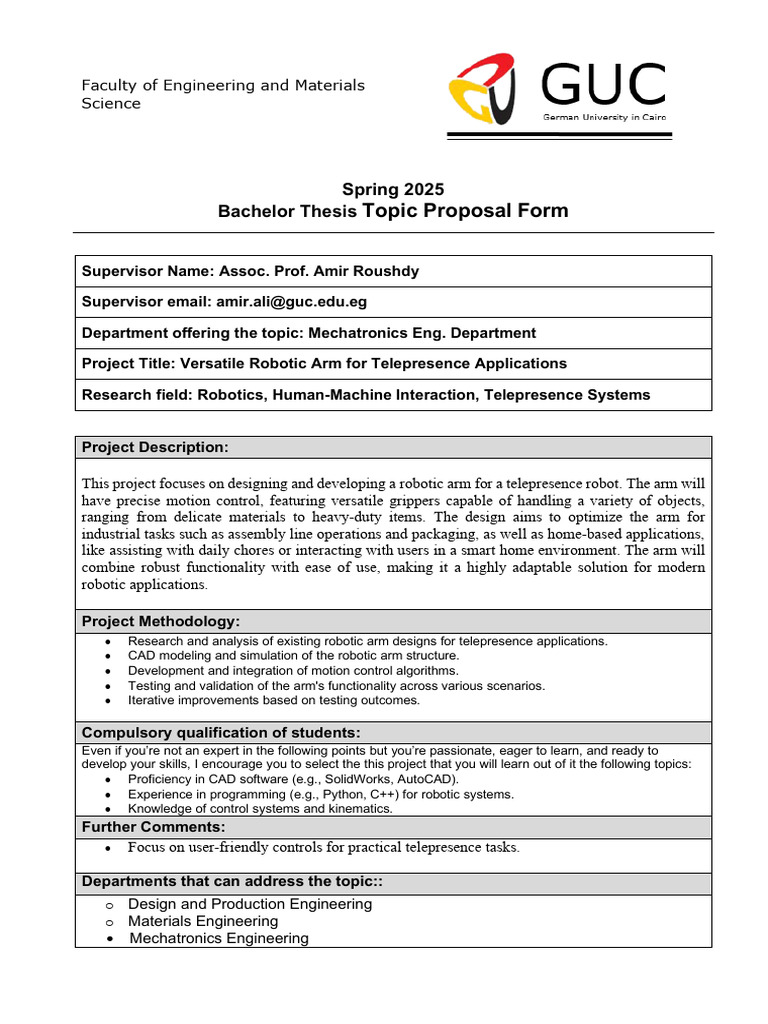 Guc - 119 64 51520 2024-12-26T09 09 41 | PDF | Robotics | Engineering