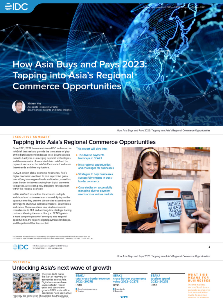 Asia's Digital Payment Trends 2023 | PDF | E Commerce | Service Industries