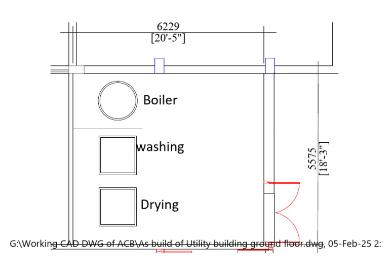 Utility Building Ground Floor Plan | PDF