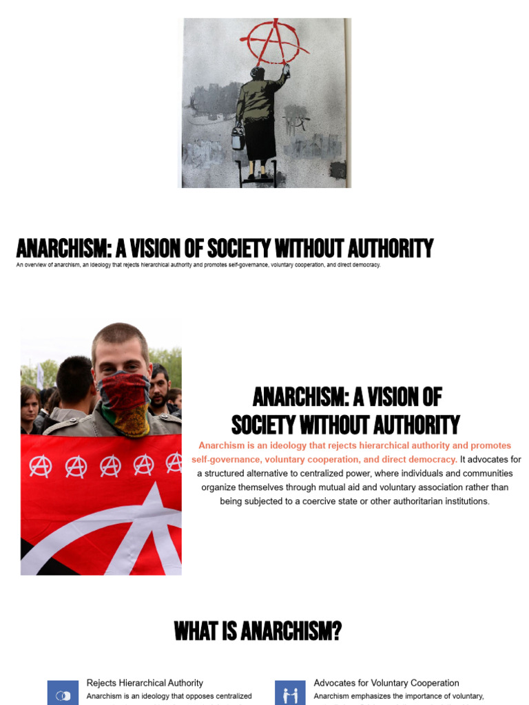 Anarchism A Vision of Society Without Authority | PDF | Anarchism ...