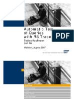 Automatic Query Test With RSTT - Webinar Presentation