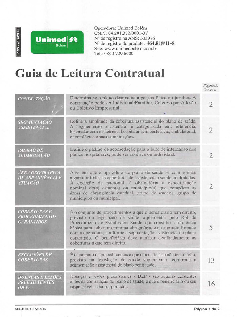 Guia de Leitura Contratual | PDF