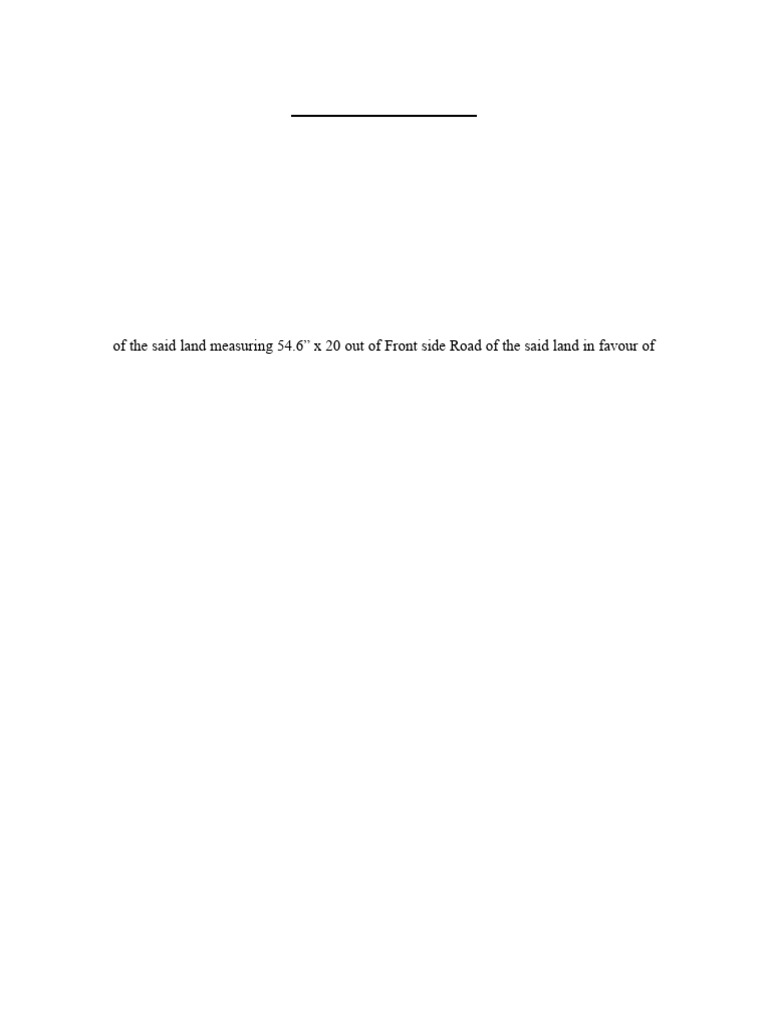 Surrender Deed for Rawalpindi Land | PDF