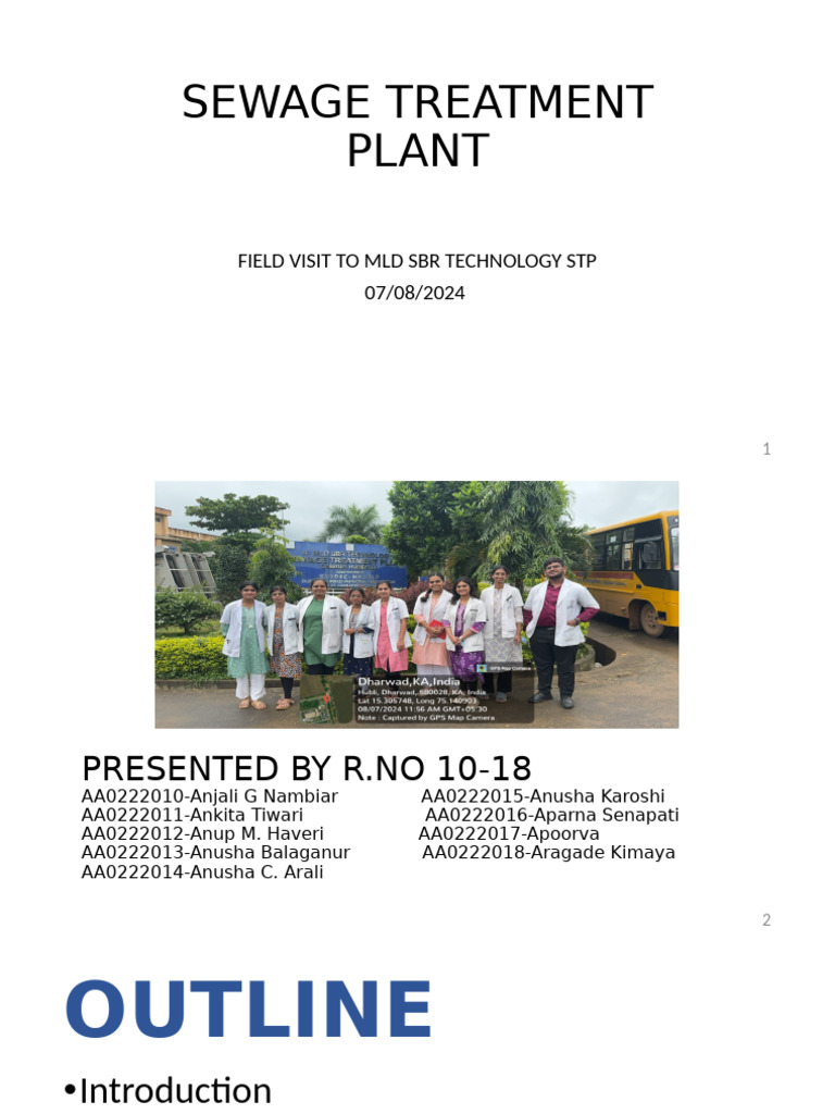 Sewage Treatment Plant-1 | PDF | Sewage Treatment | Hydrology