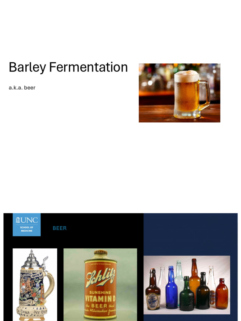 Hops and Yeast in Barley Fermentation | PDF | Brewing | Sourdough