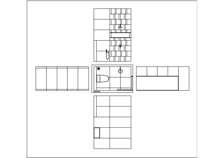 Common Bathroom Tile Layout 2 | PDF